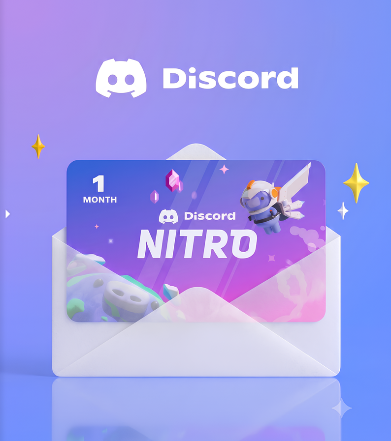 Discord Nitro Gift (1 aylıq)